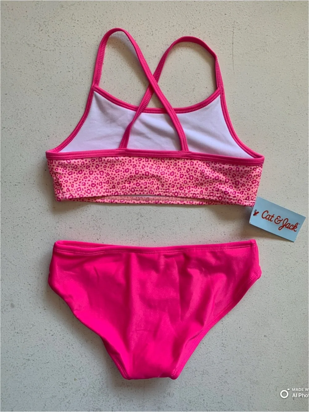 Cat & Jack pink leopard
