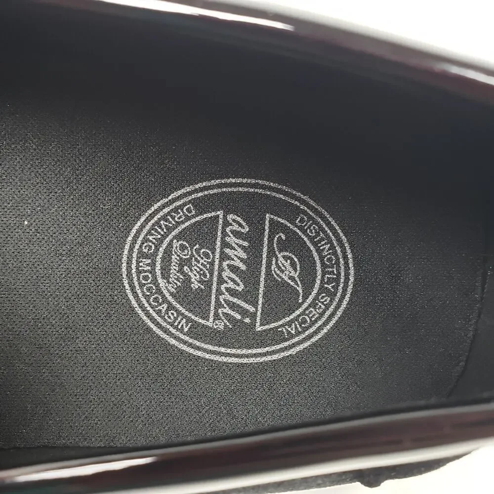 Amali Jace Mens Size 10 Black Velvet SlipOn Driving Moccasin Loafer Shoes