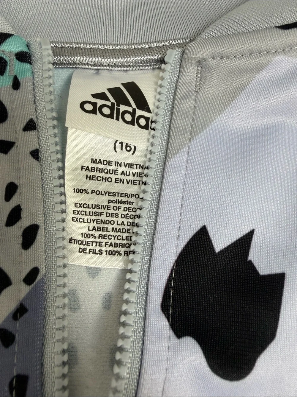 adidas zip up