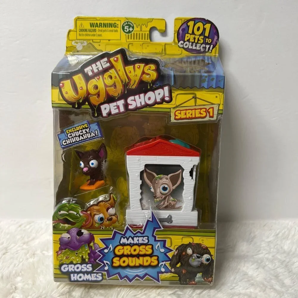 THE UGGLYS PET SHOP SERIES 1 CHUCKY CHIHUAHUA EXCLUSIVE MOOSE TOYS