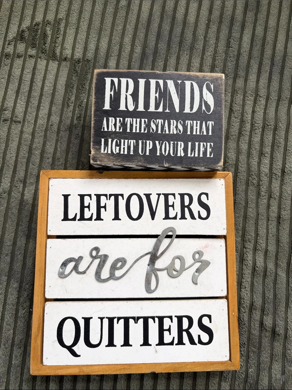 Wooden Rustic Wall Signs - 
