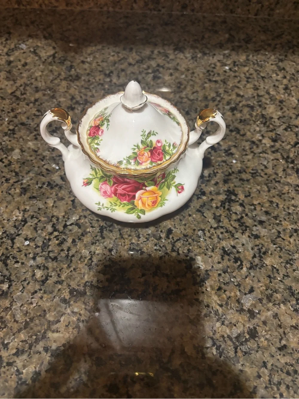 Royal Albert includes entertaining rose