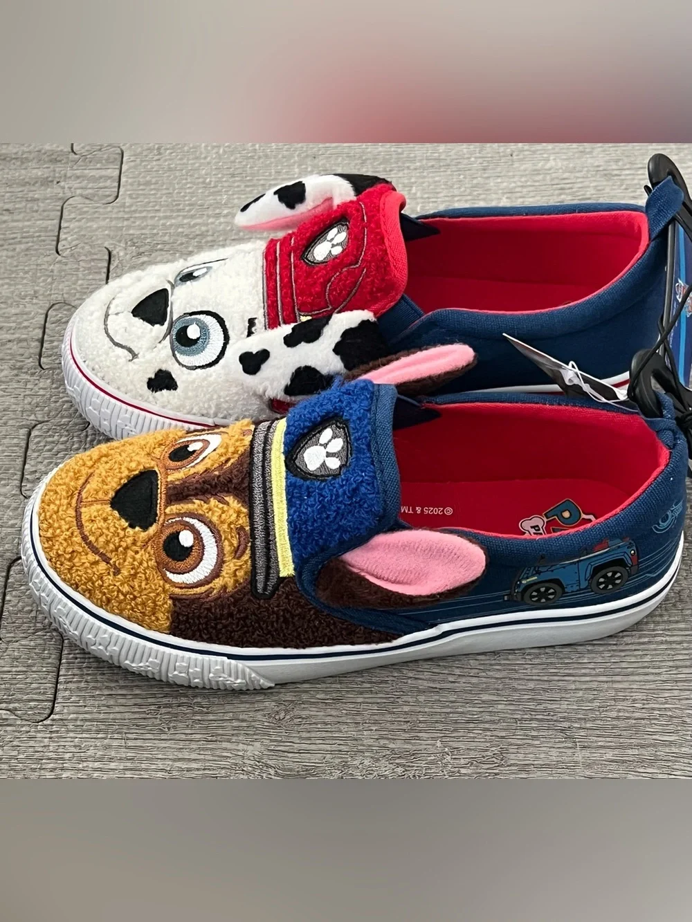 PAW Patrol Slip-On Low Top Unisex Kids Casual Shoes Marshall Chase Fabric