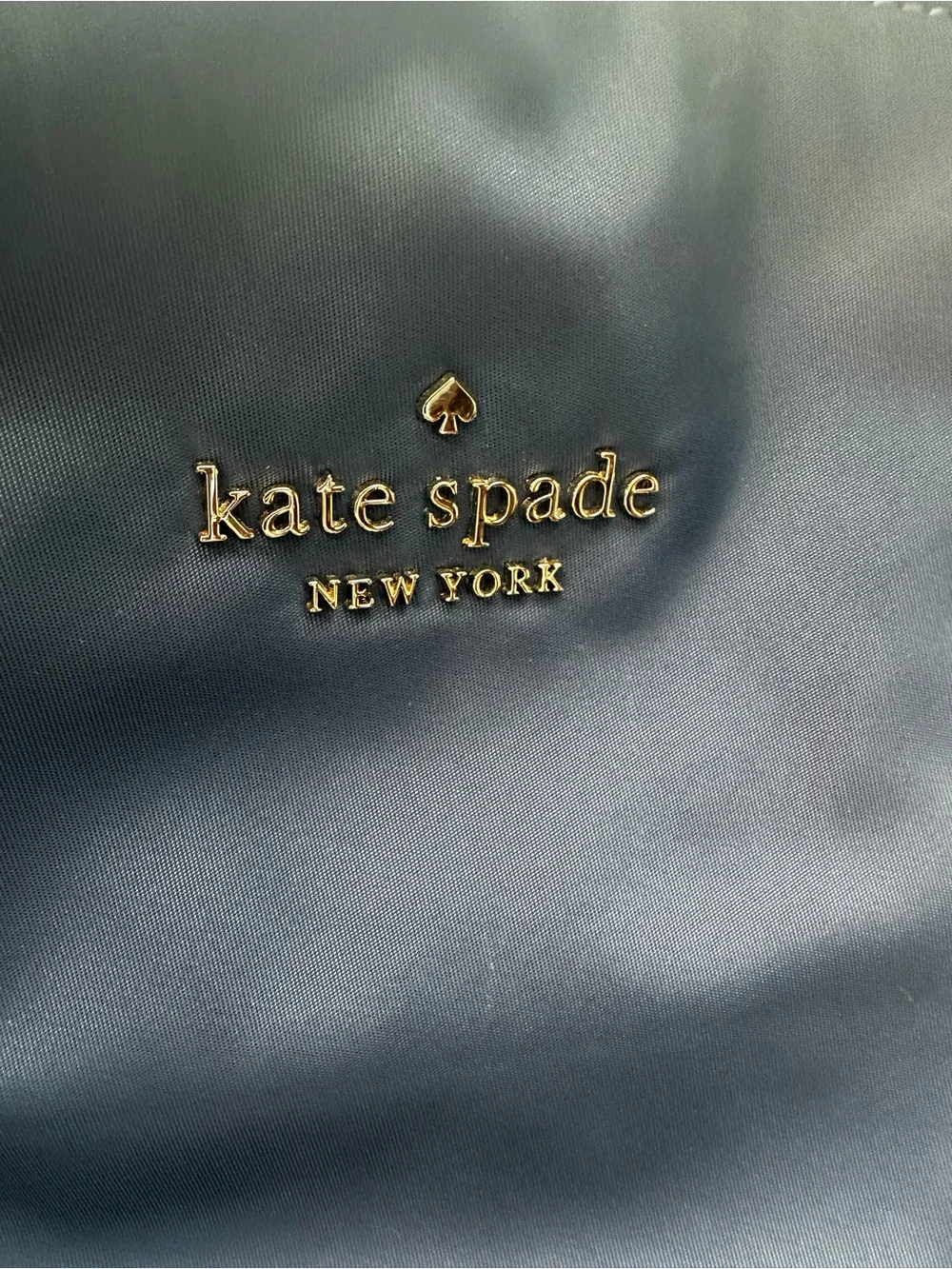 Kate Spade Chelsea Nylon Medium Backpack - Blazer Blue / Gold Hardware