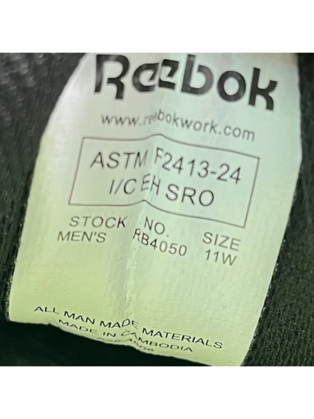 Reebok please review
