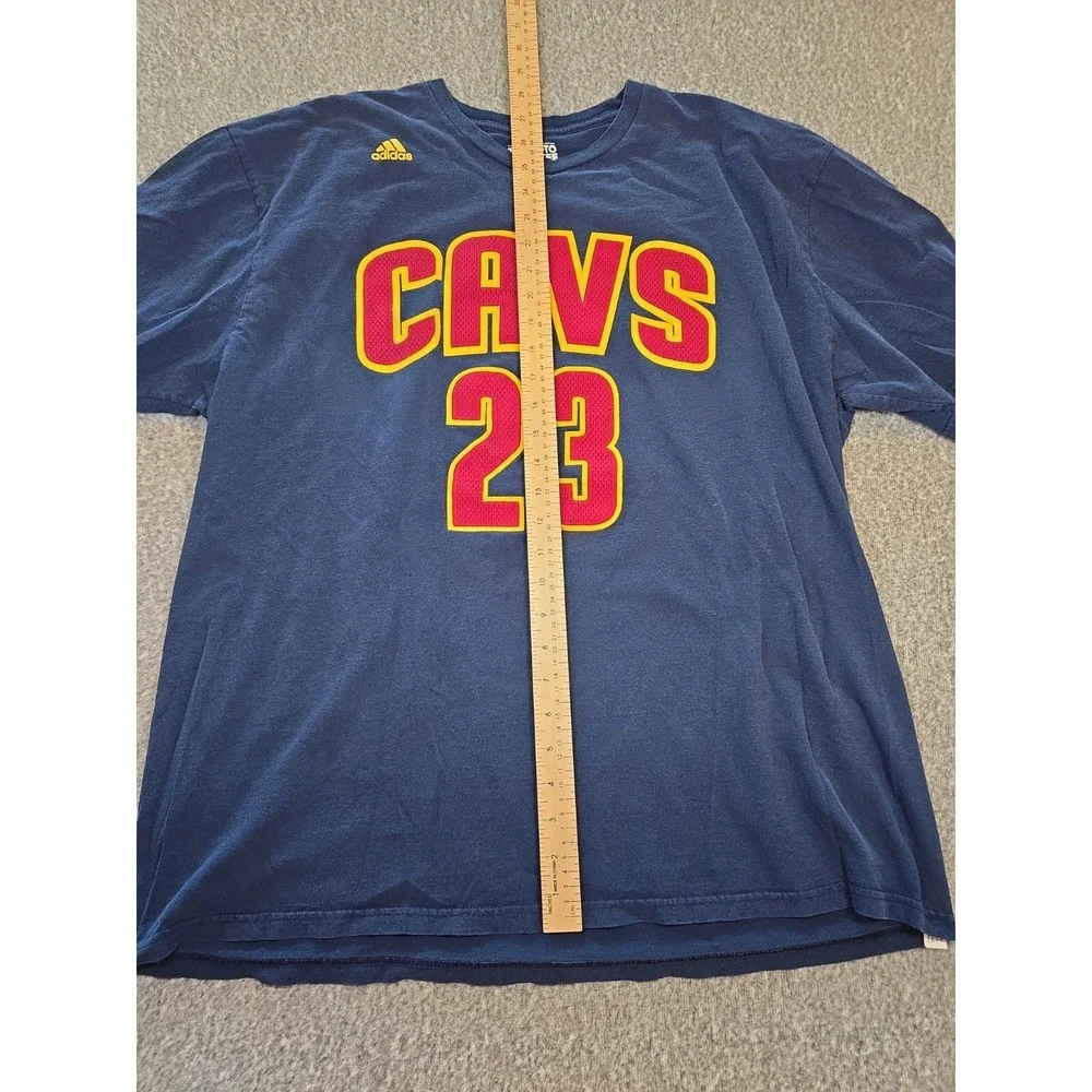 Adidas The Go To Tee NBA Cleveland Cavaliers Cavs Lebron James #23 Shirt Mens 2X