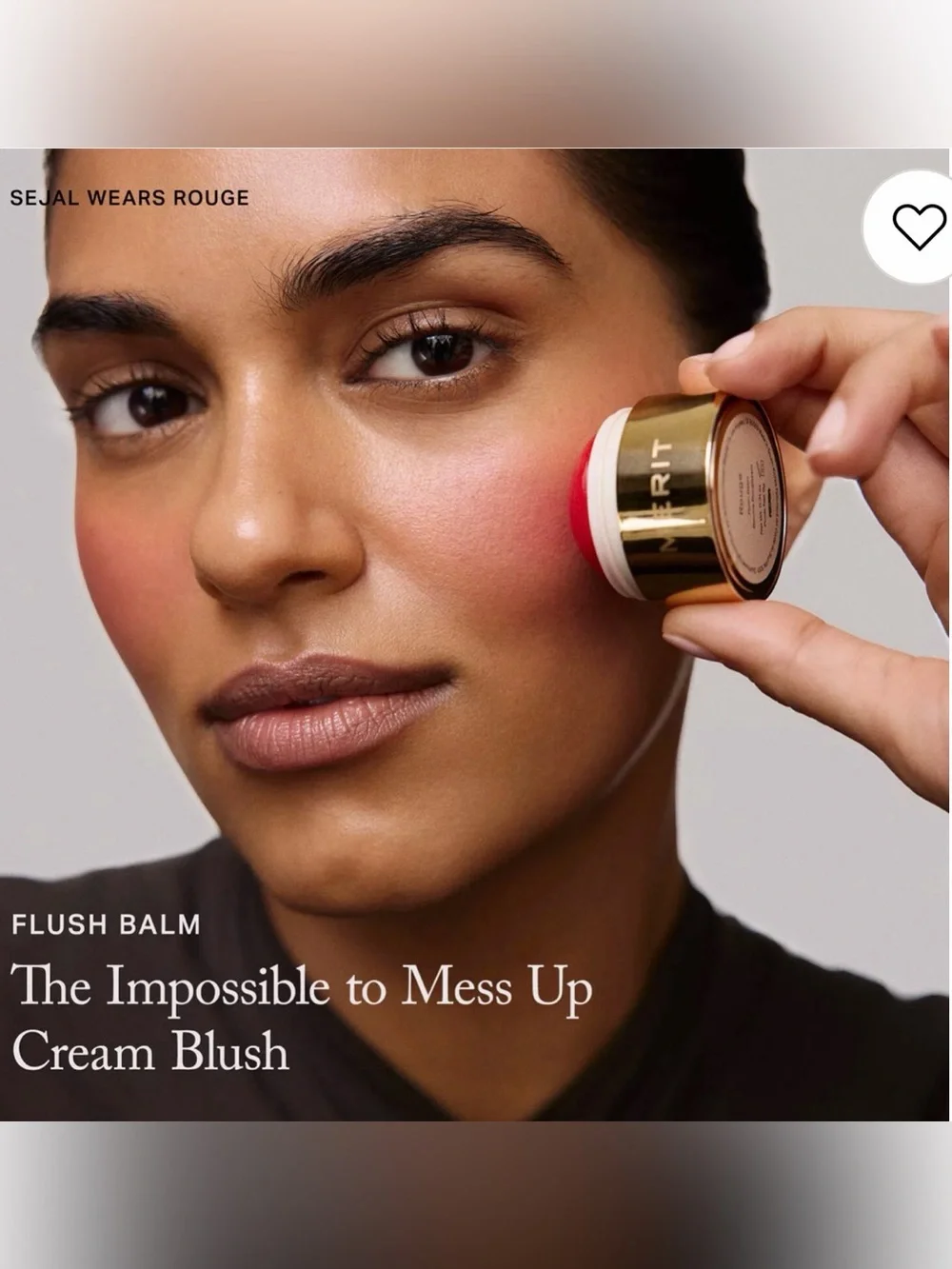 Merit cream blush