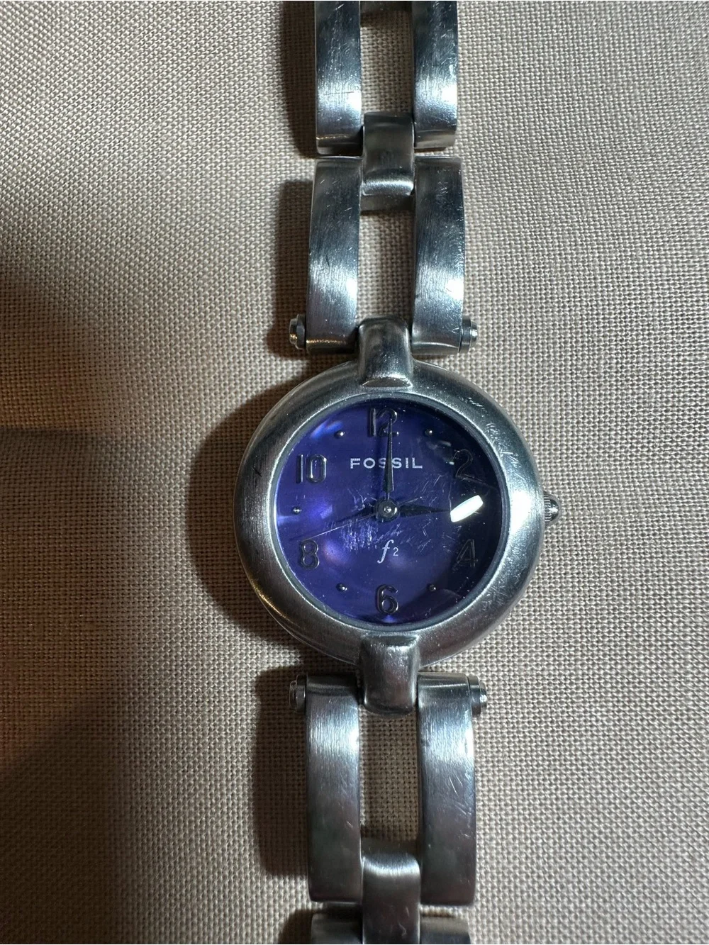Fossil wristwatch polished