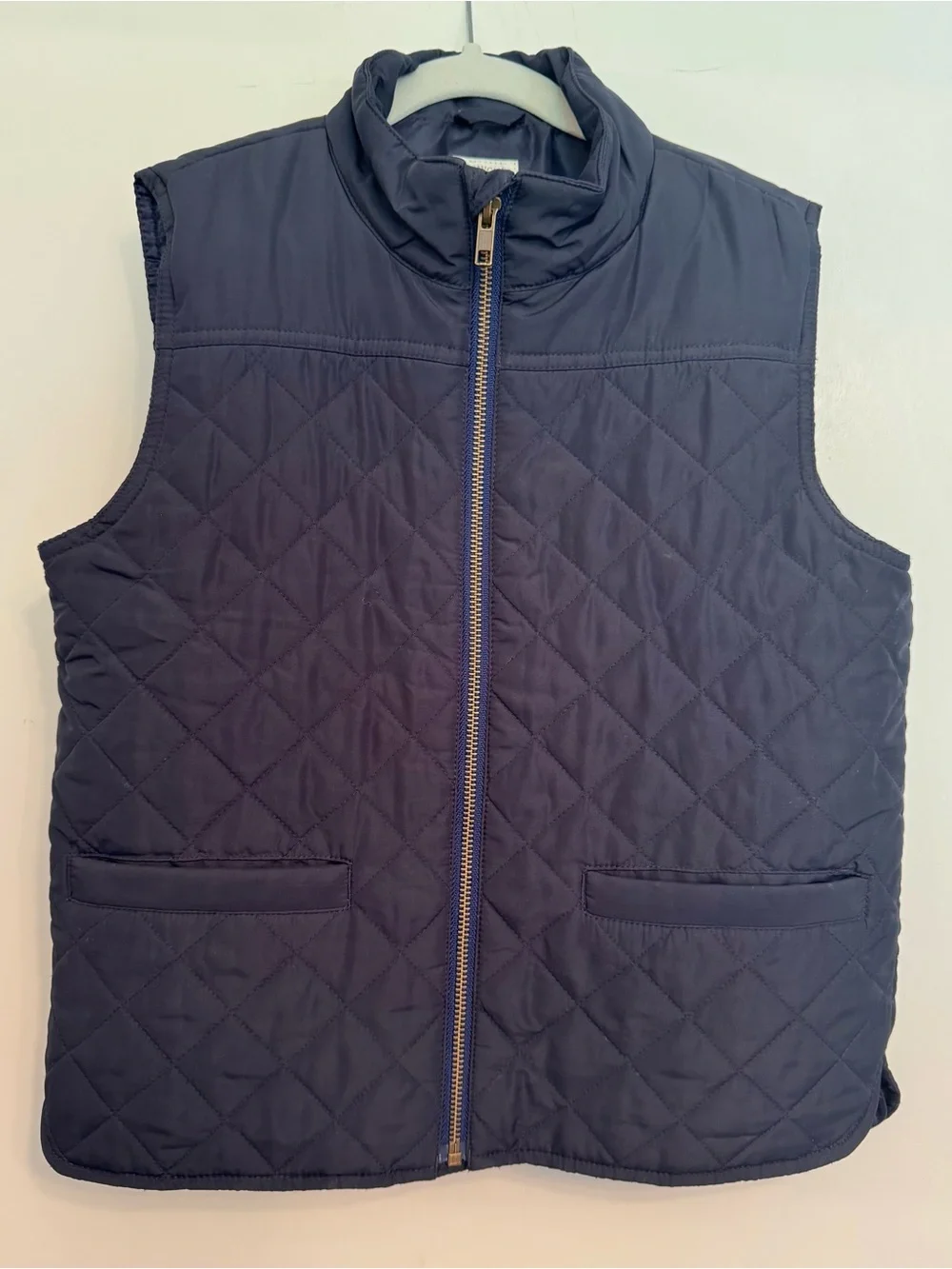J.Crew Crewcuts Boys Quilted Puffer Vest in Dark Navy