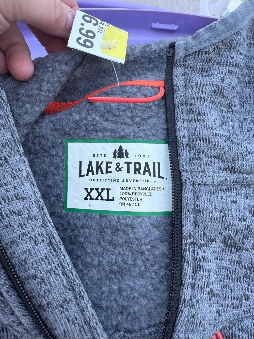Lake & Trail comfortable gray