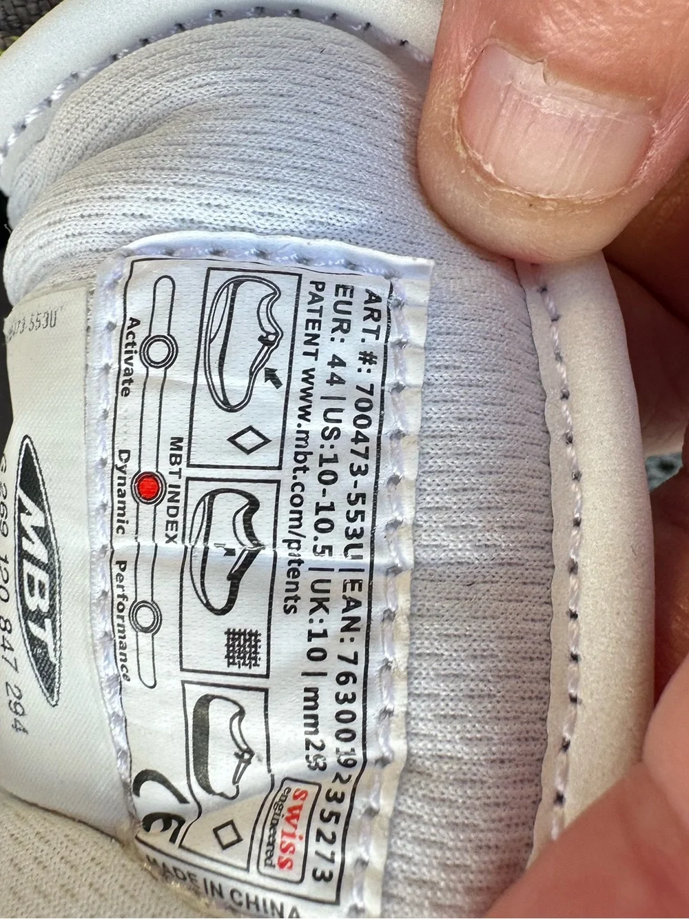 MBT comfortable men