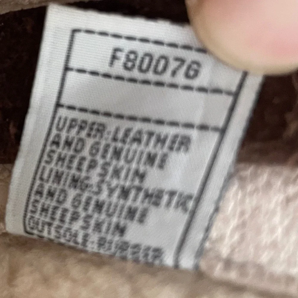 UGG Australia Summit Shearling Mid Calf Snow Boots Women 8 Brown Cream Sherpa