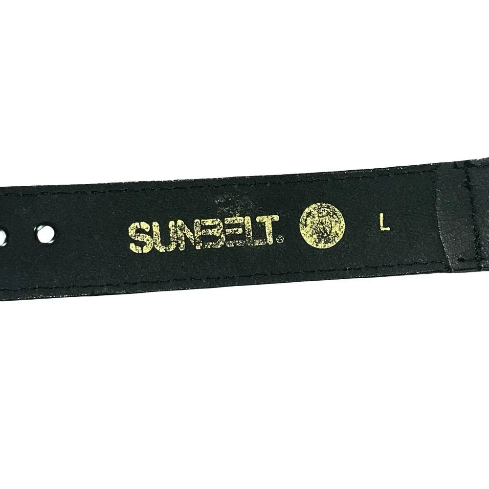 Sunbelt leather belt