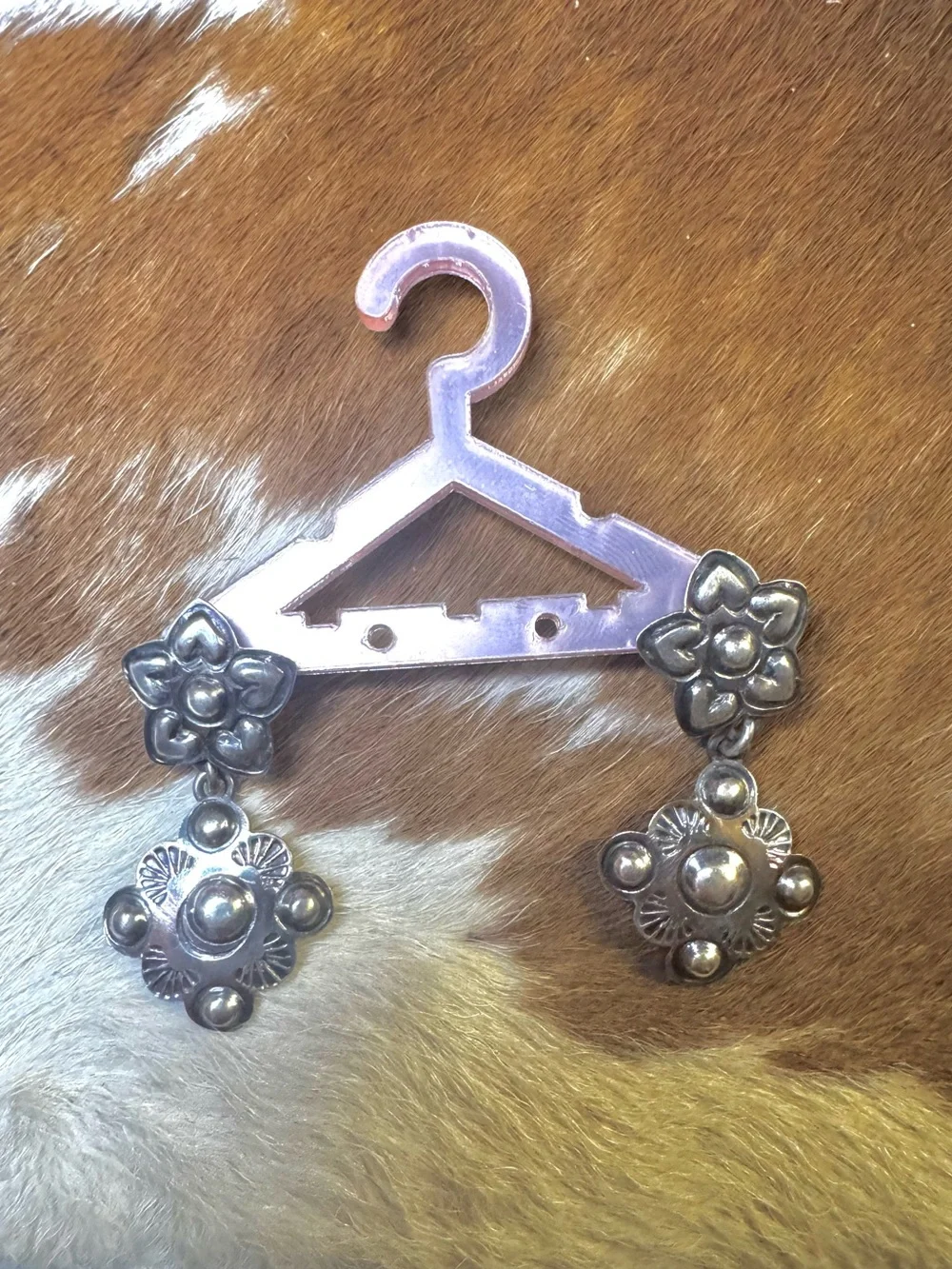 T. Yazzie Floral Heart Earrings