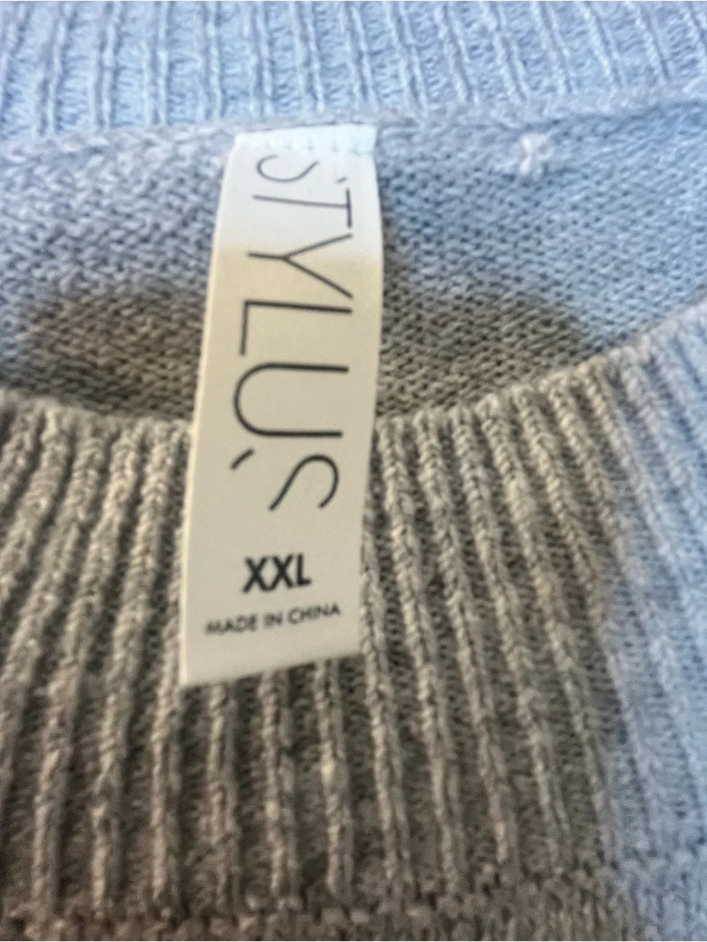 STYLUS measurements soft knit