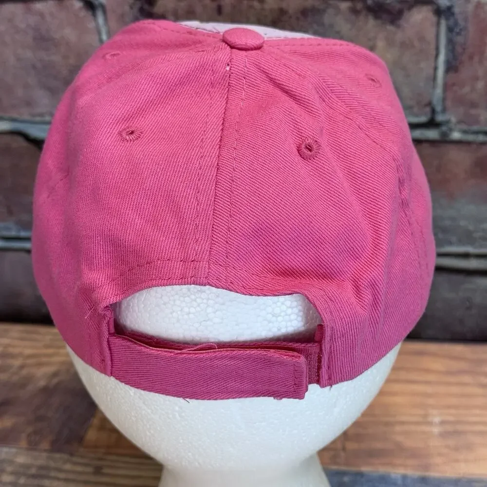 Girl's Youth Disney 100 Pink Princess Adjustable‎ Ball Cap Hat Holographic NWOT
