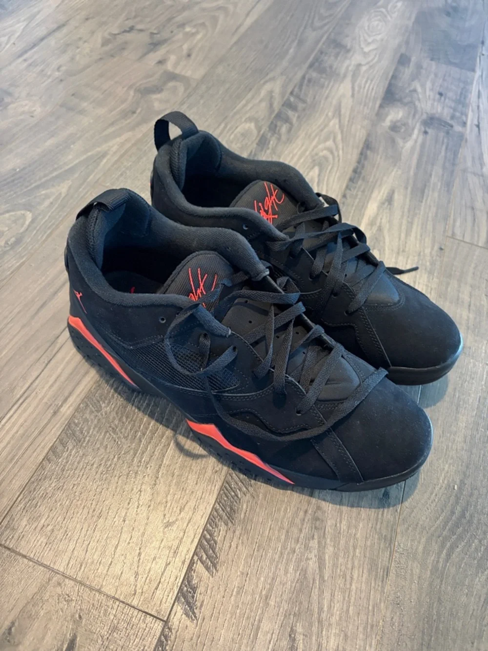 Jordan MVP 92 Black and Red Men's Athletic Sneakers