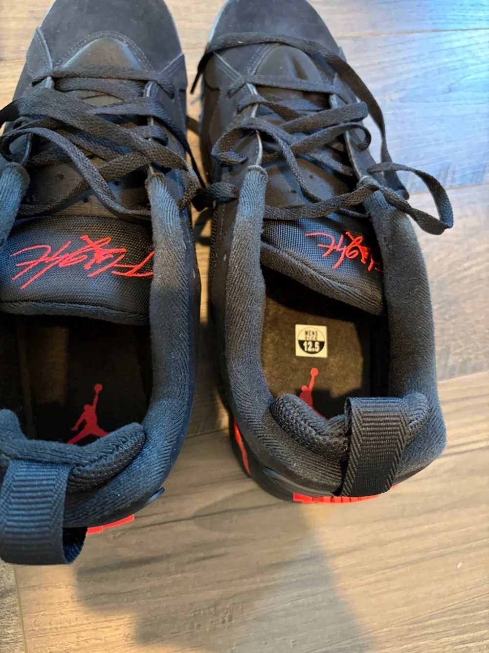 Jordan MVP 92 Black and Red Men's Athletic Sneakers