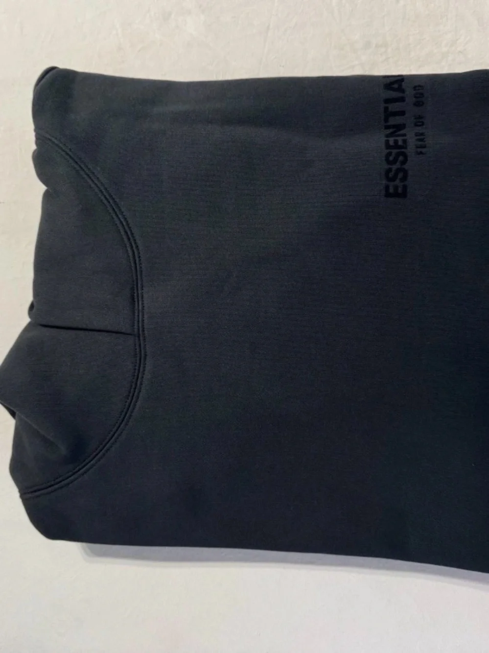 Essentials Charcoal Logo Pullover Hoodie