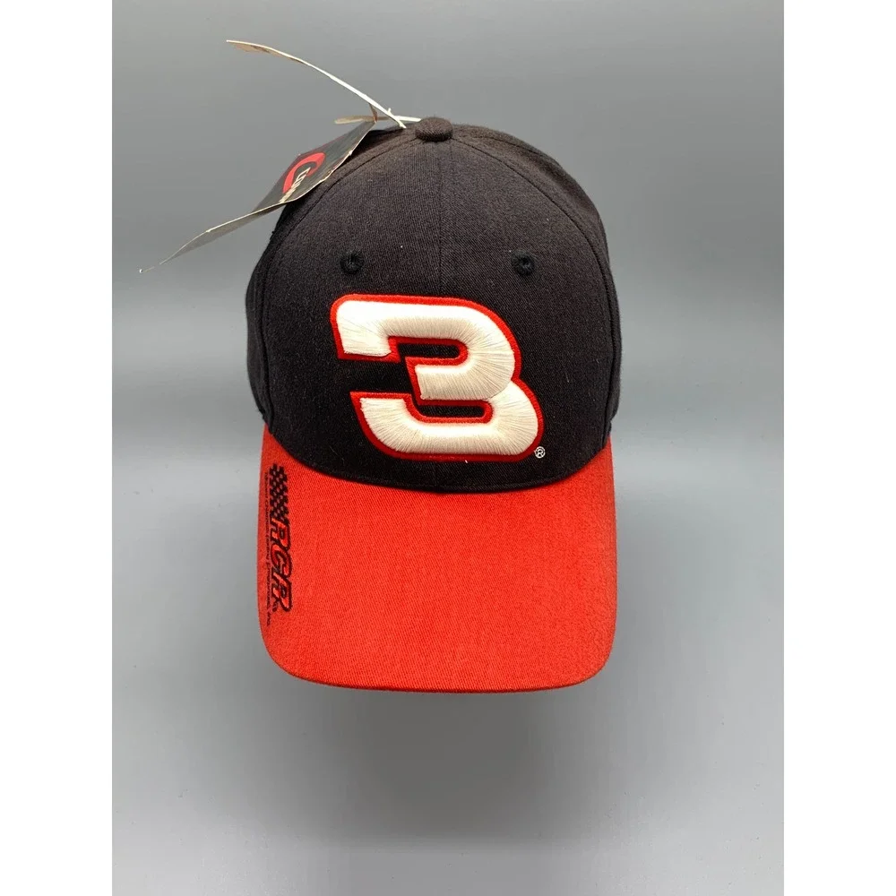 NASCAR Dale Earnhardt 3 Vintage Snapback Hat Black Red Racing Cap New NWT