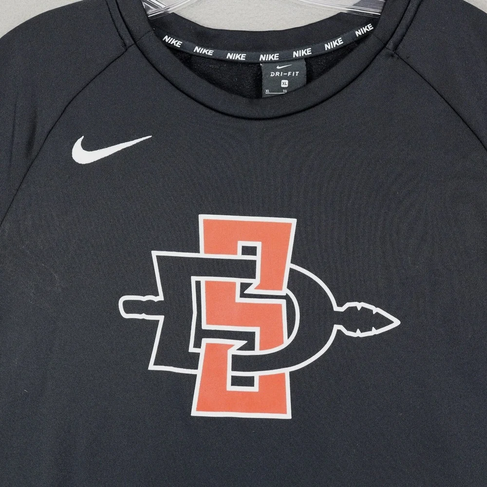 San Diego Aztecs Nike Dri-Fit Therma Long Sleeve Training Shirt Mens XL‎ 867303