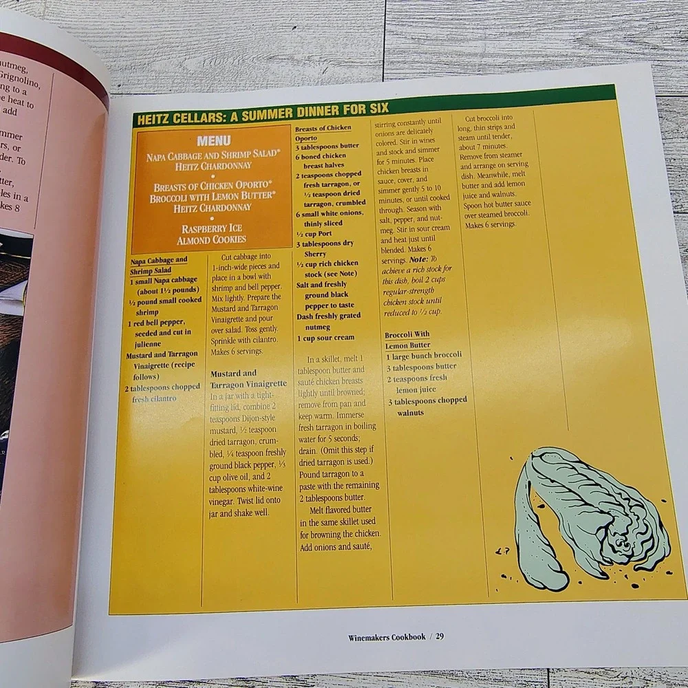 Cookbook winemakers by