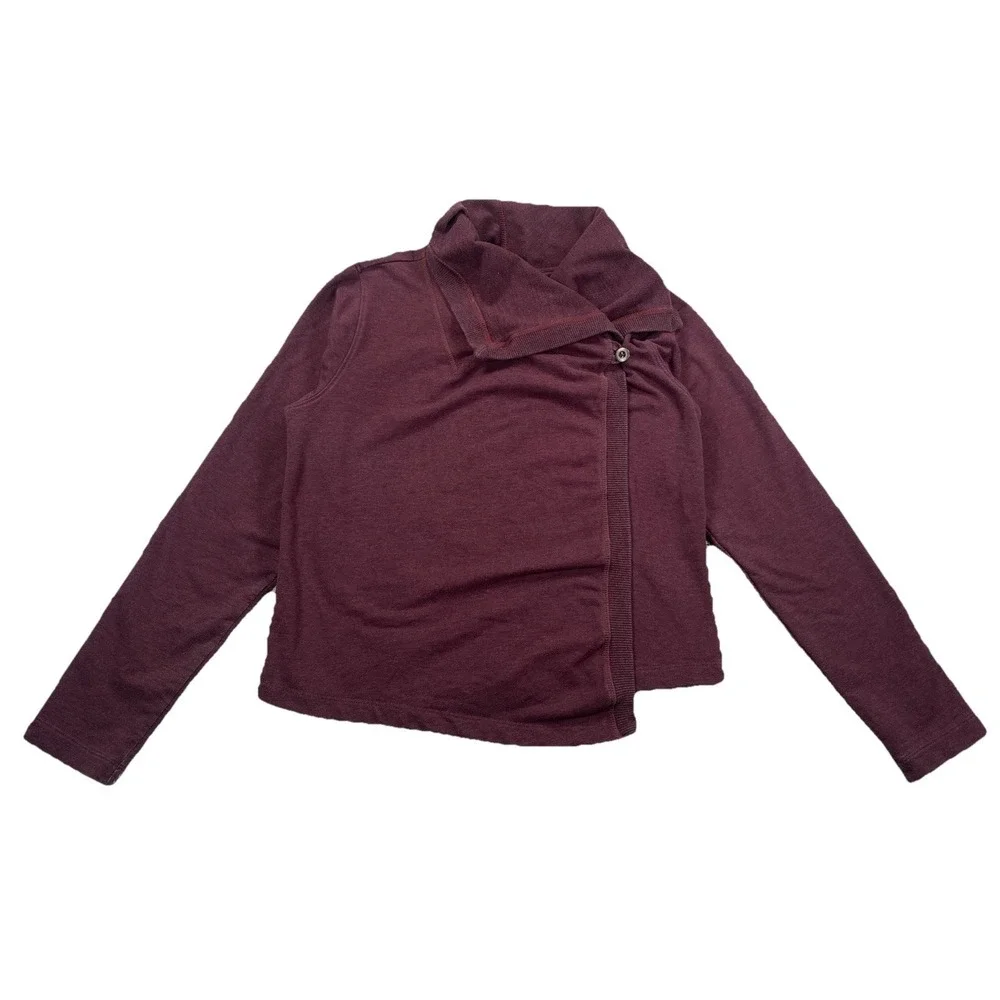 Patagonia At Sea Wrap Burgundy French Terry Women's Medium
