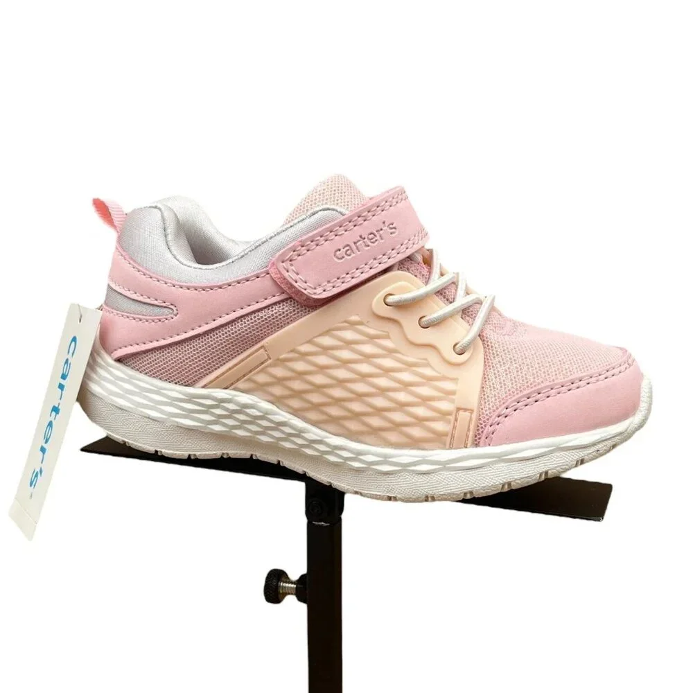Carter's Toddler Girls‎ Slip-on Casual Sneakers Size 10 Light Pink Lightweight