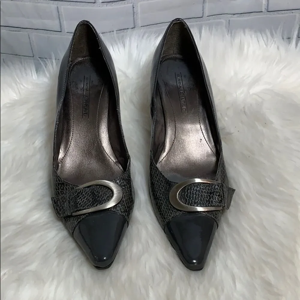 Joan & David heel height