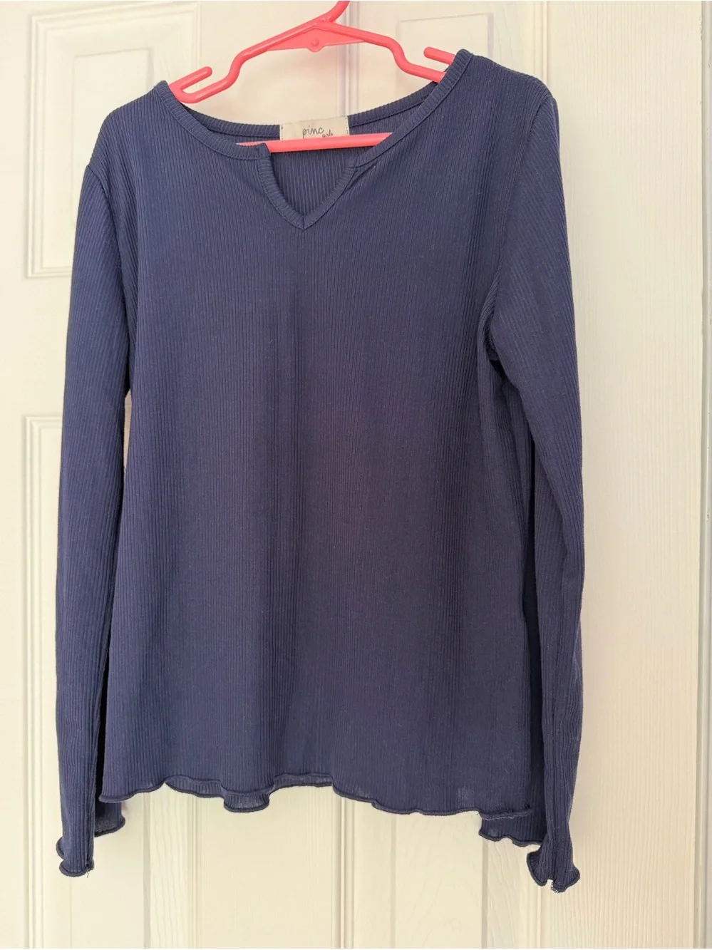 Pinc girls soft ribbed