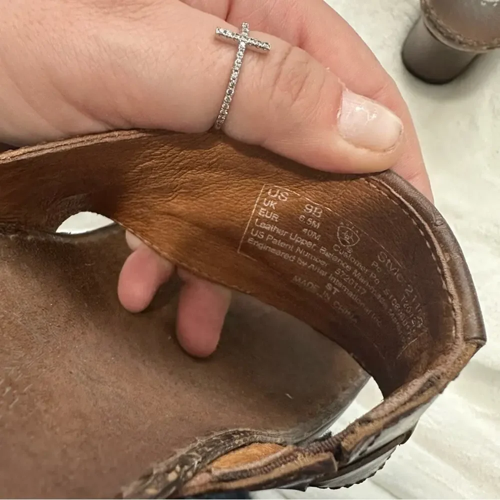 Ariat brown leather
