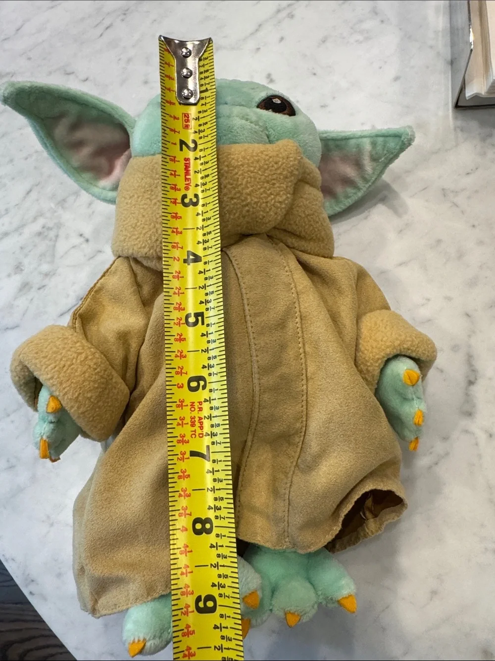 Disney Plush Grogu 10 inches in Light Green and Tan Robe