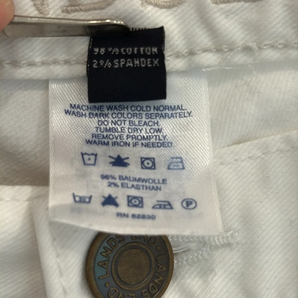 Lands End crisp white