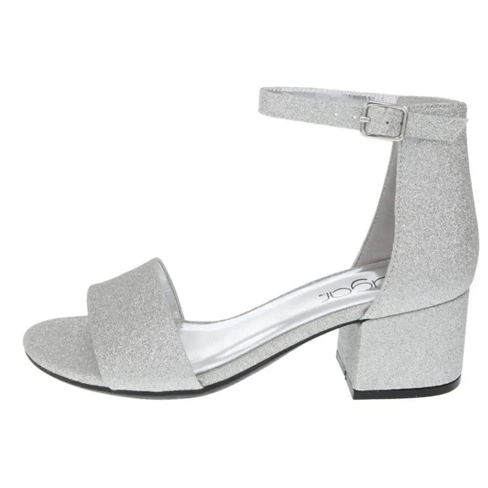 Sugar Women’s Sandals sz 6.5 Silver Slip NEW #711