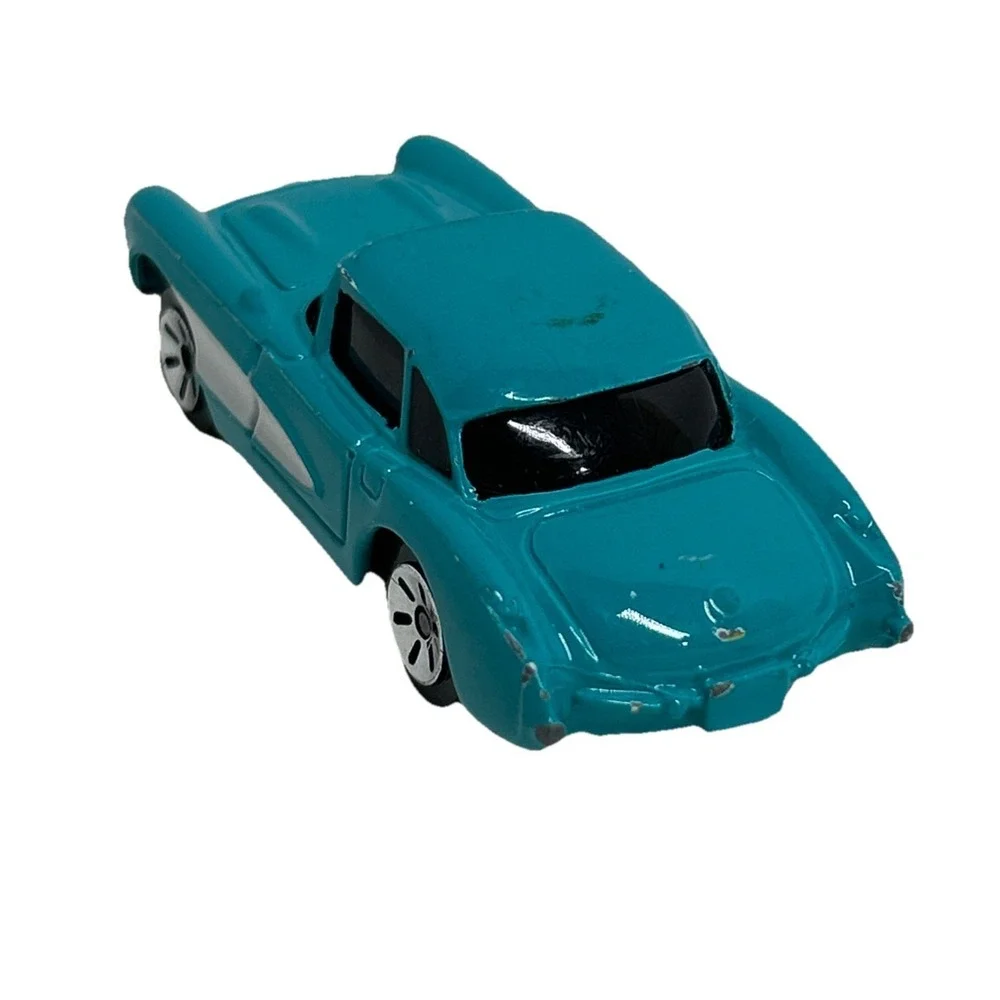Maisto '57 Chevrolet‎ Corvette Aqua Fresh Metal 1:64 Car  VGC