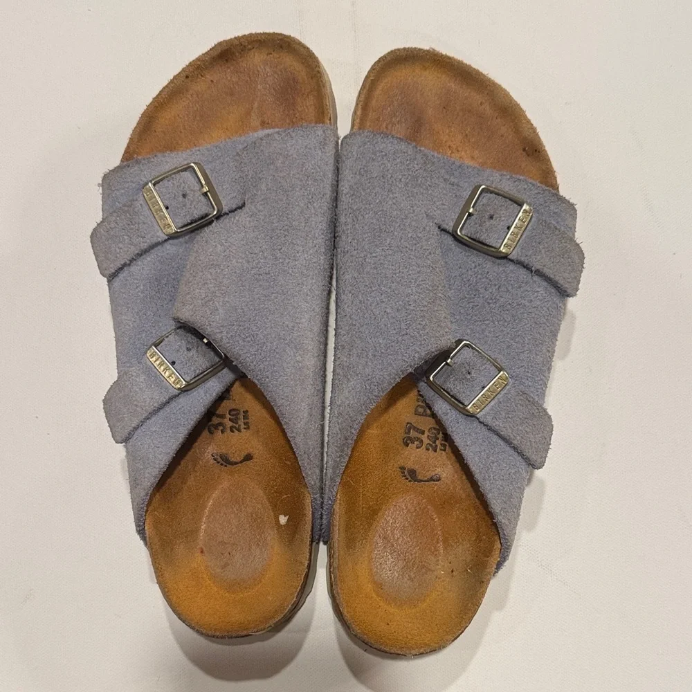 Birkenstock chic blue
