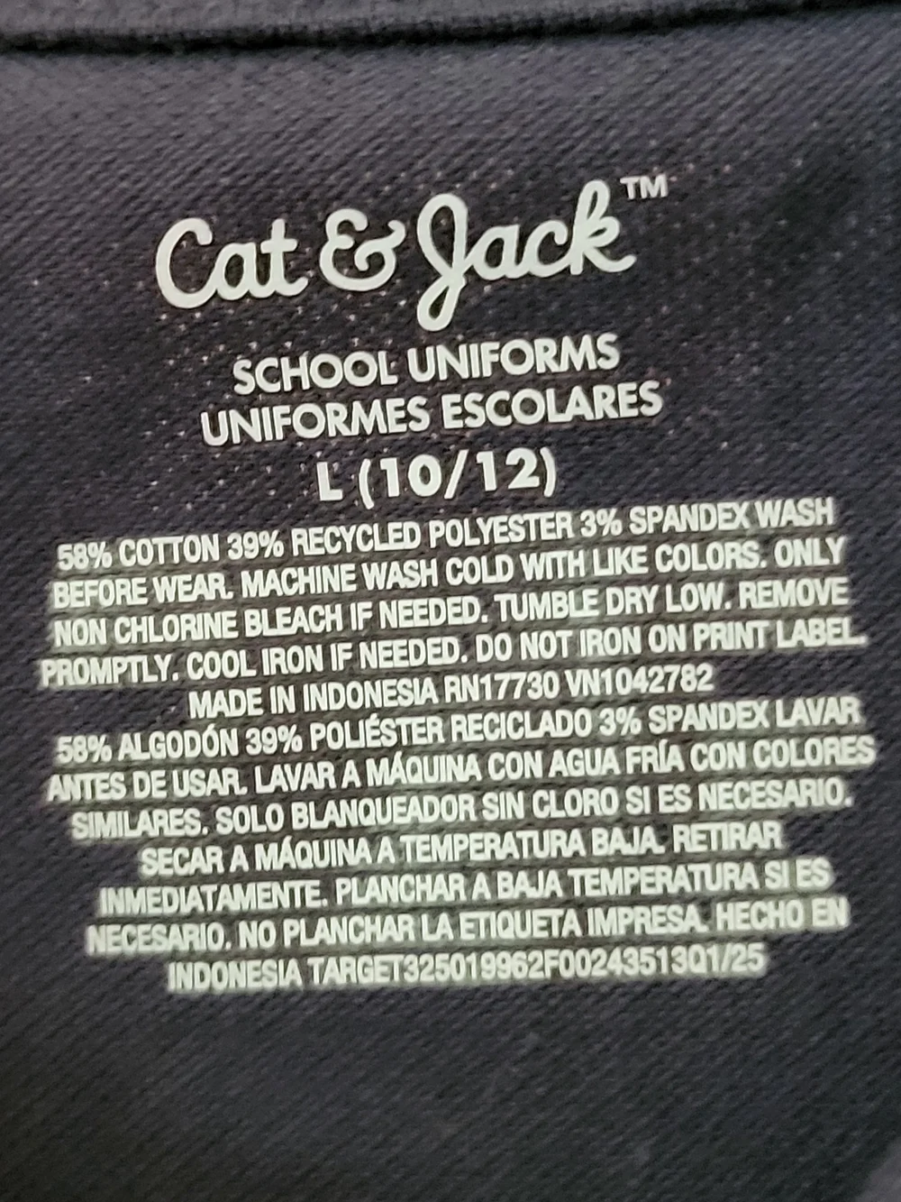 Cat & Jack classic navy