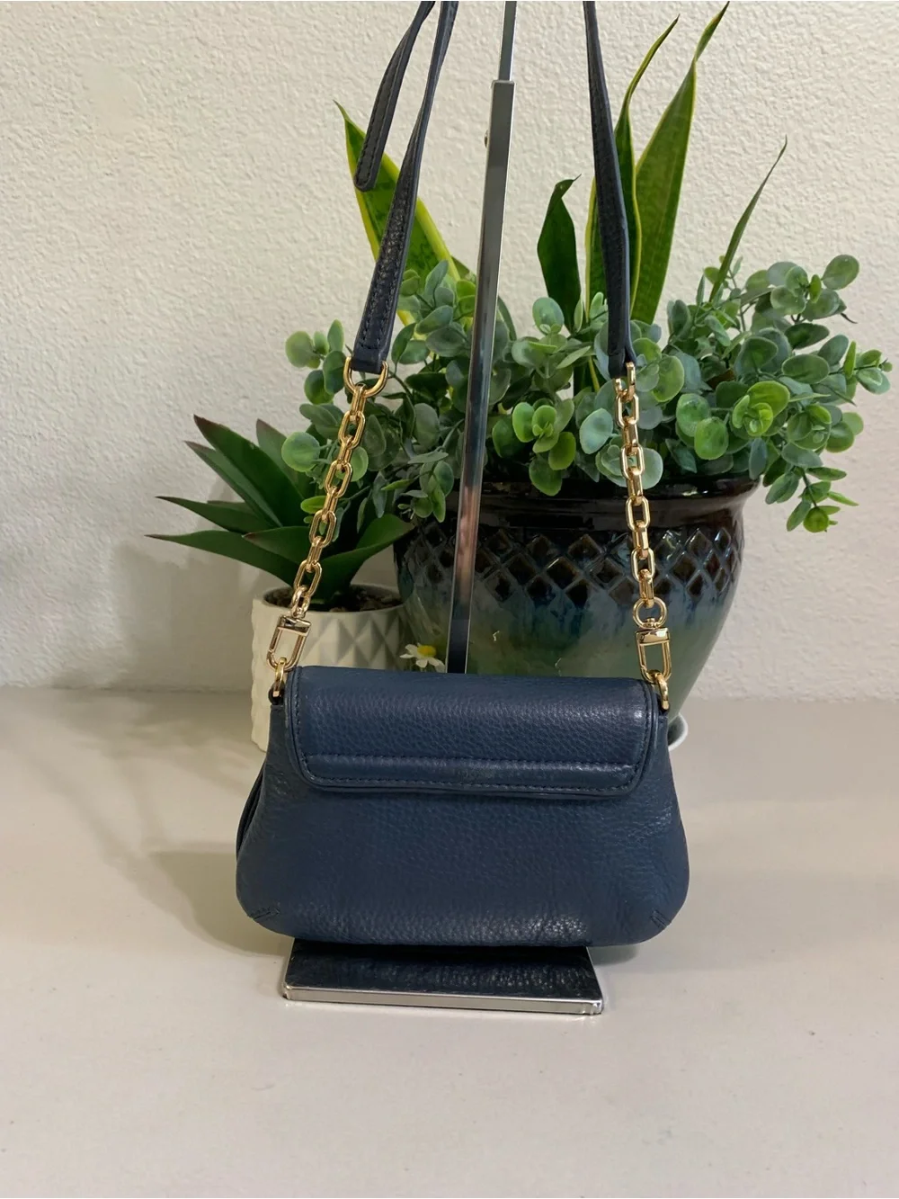 Tory Burch compact navy