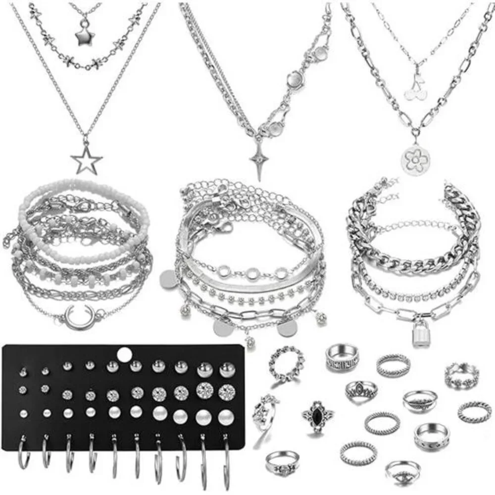 N/A 【jewelry set】：37pcs