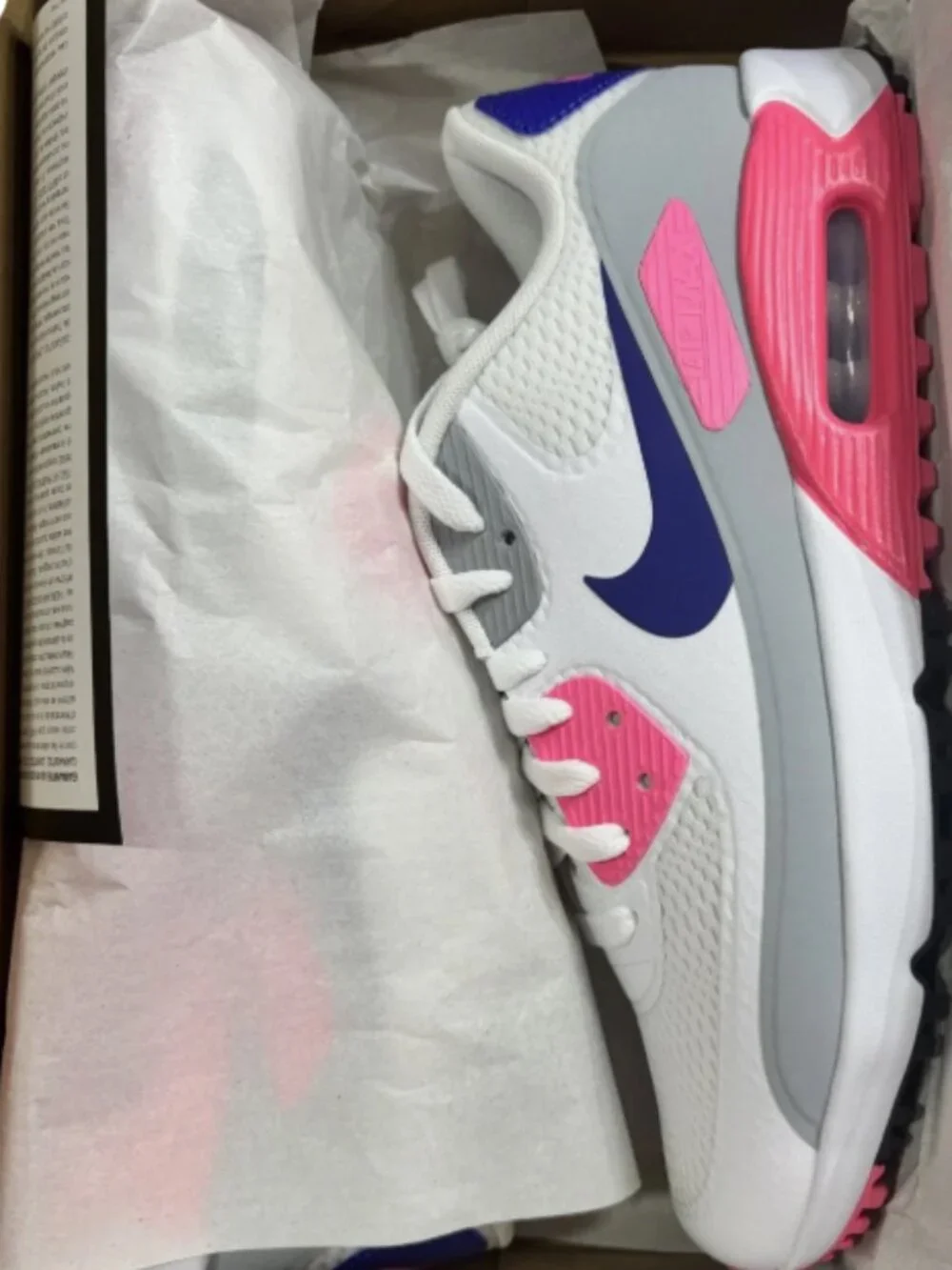 Nike Air Max 90 Laser Pink 2010 Women’s Size 11 325213-105 New With Box