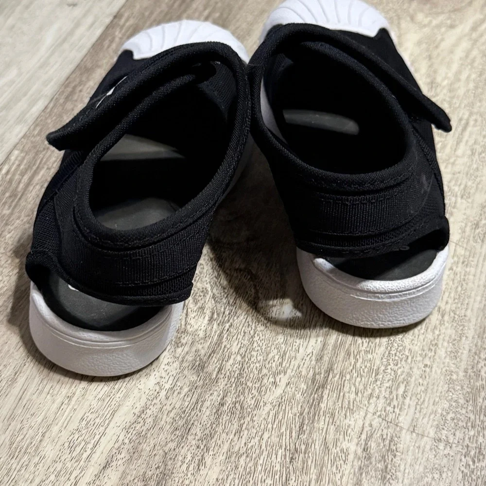Adidas Superstar 360 Sandals Kids Size 6.5K Black White EG5711‎ Shell Toe Shoes