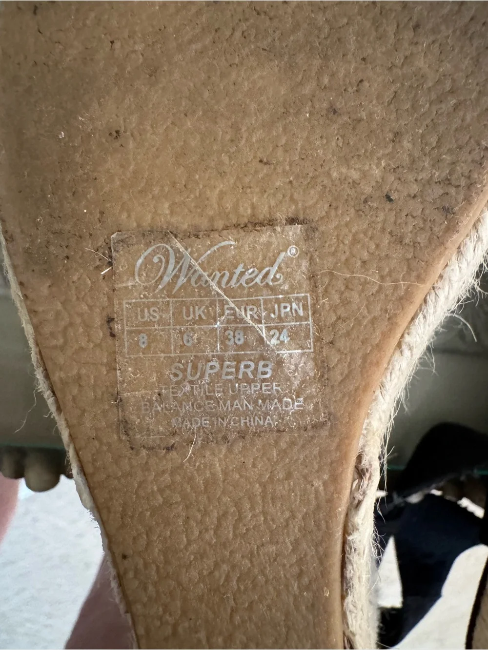 Wanted fabric woven