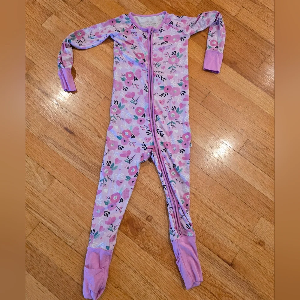 Little Sleepies Floral Zippy