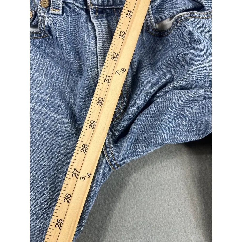 Levi's 514 Boy's Slim Fit Blue Jeans 18 Slim 27X29 Light Wash Stretch Denim