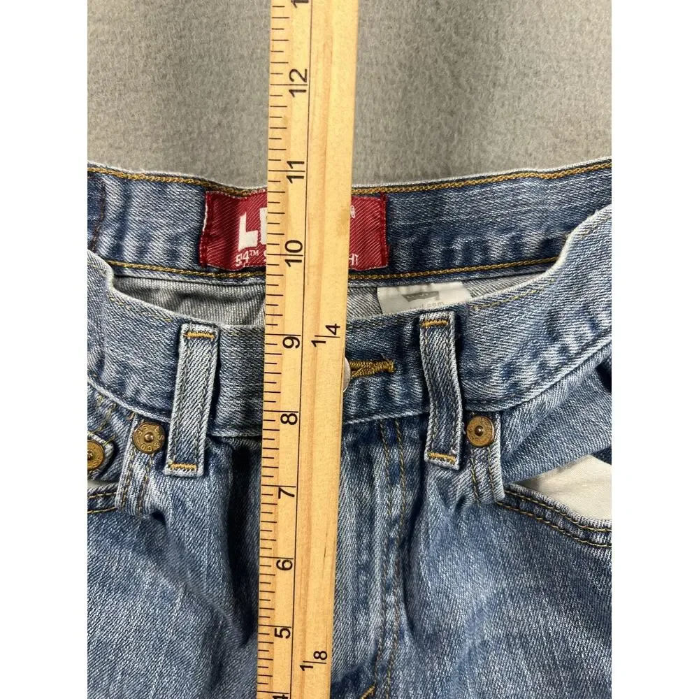Levi's 514 Boy's Slim Fit Blue Jeans 18 Slim 27X29 Light Wash Stretch Denim