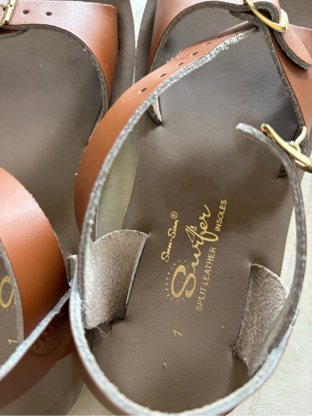 Salt Water Sandals by Hoy classic brown
