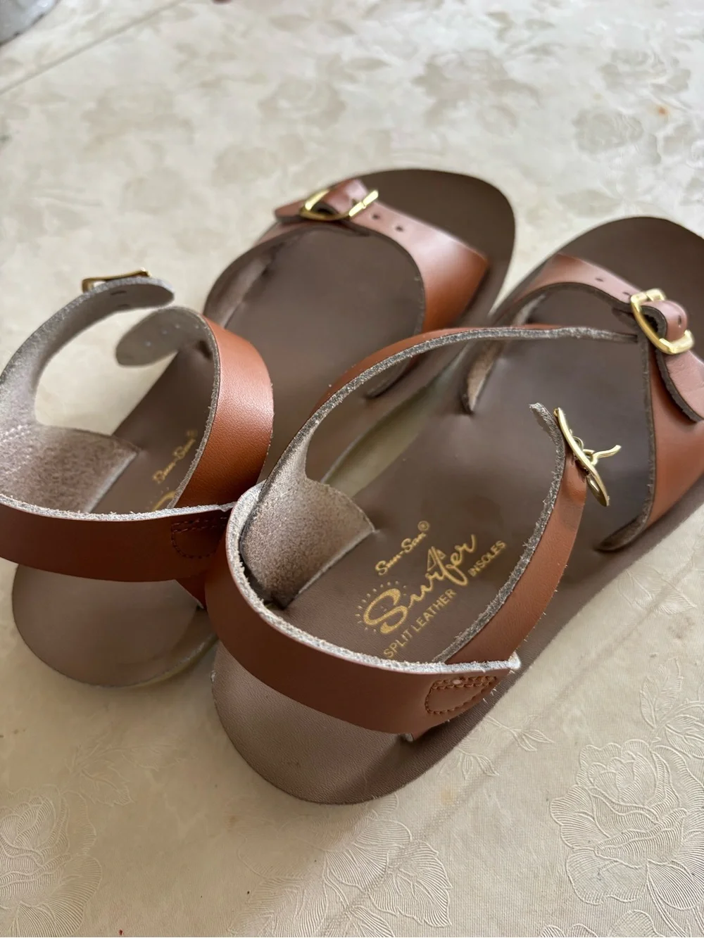 Salt Water Sandals by Hoy classic brown