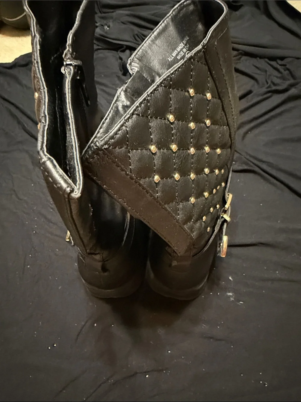 Bumper black leather