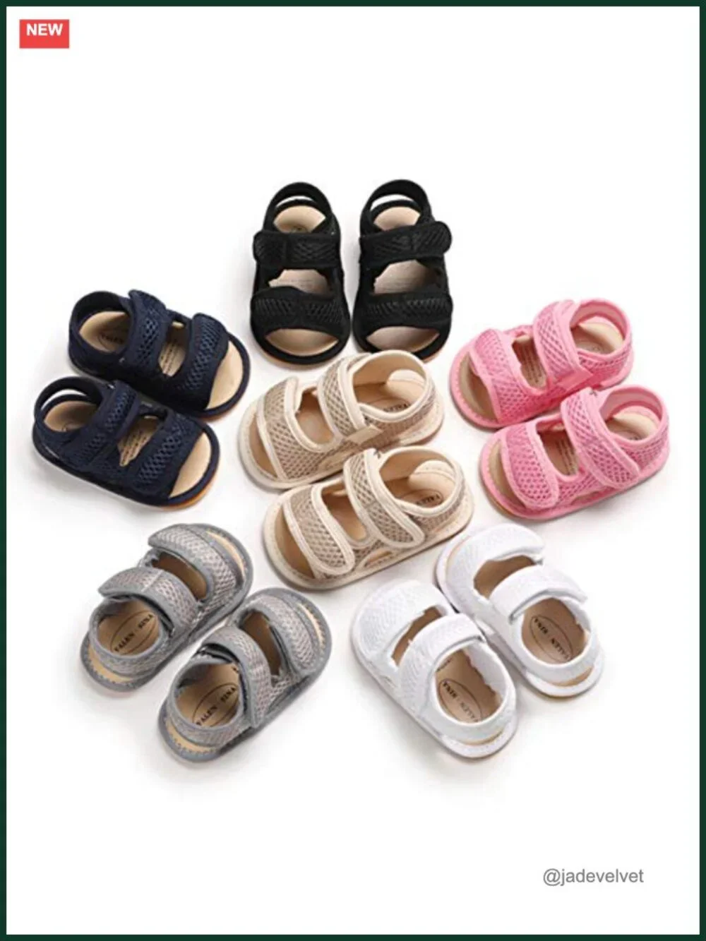 Premium Soft Anti-Slip Rubber Sole Infant Summer Outdoor Sandals First Walkers