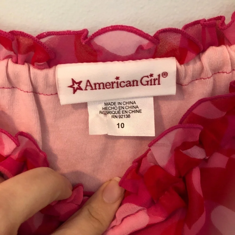 American Girl red pink